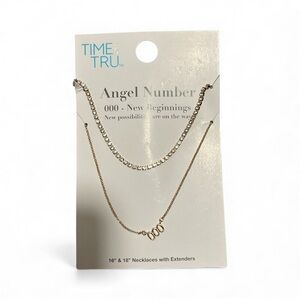 Time and Tru Gold 000 Double Necklace Set